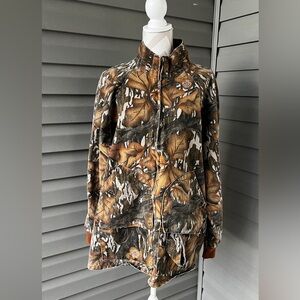 RARE- Vintage 80-90’s Fall Foliage-camouflage Hunting Jacket Sz XL USA 🇺🇸